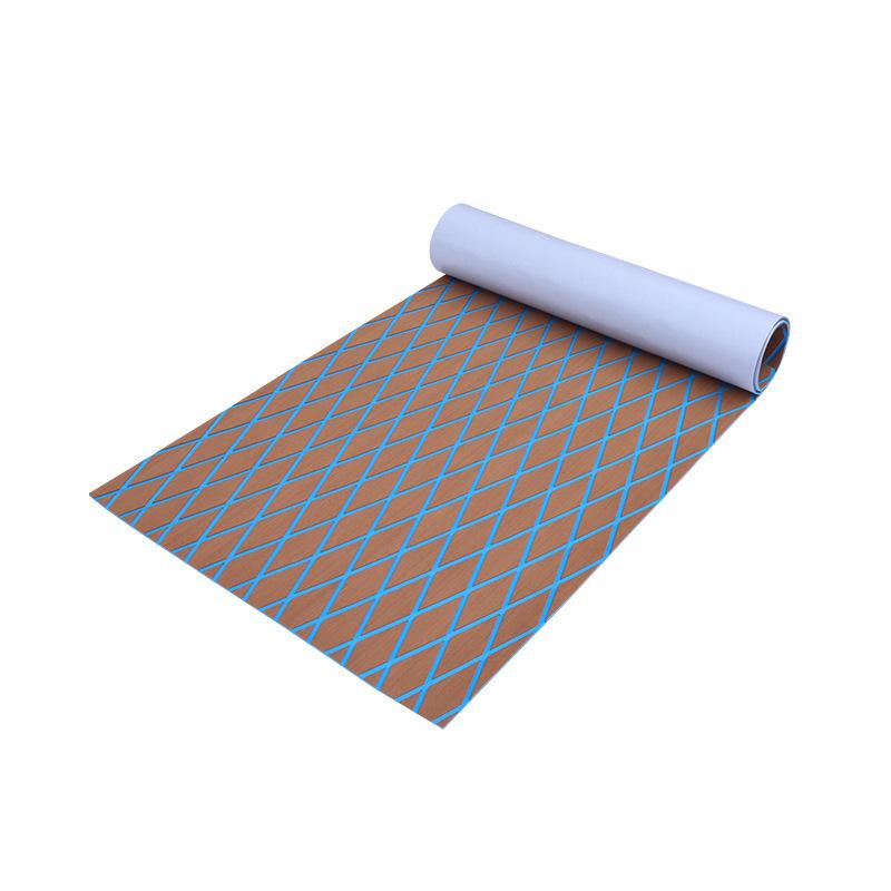 2400X450X6mm EVA Foam Decking Sheet Anti-Skid Boat Deck Self-Adhesive Yacht Flooring Pad Anti-fatigue Mat Luxury Diamond Shapes