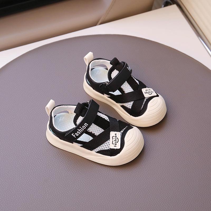 Kids Casual Shoes Mesh Breathable Children Tennis Shoes Toes Capped 2025 Summer New Boys Girls Sports Sandals Hook&loop Trendy