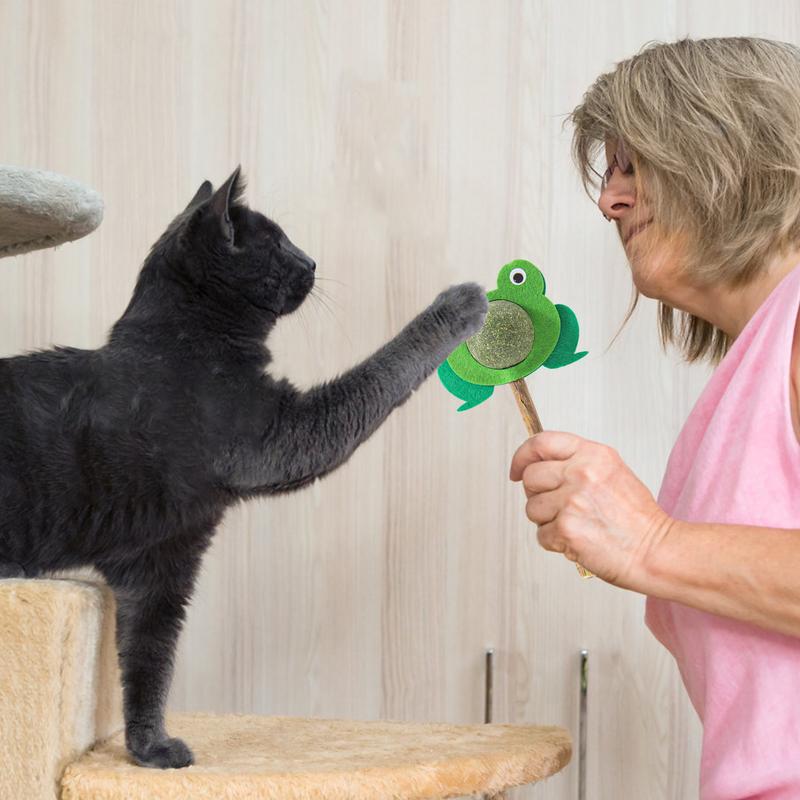 

Catnip Cat Toys Teeth Cleaning Frog Cat Enrichment Toys Interactive Cat Toys Oral Care Cat Chew Toy Cat Sticks Pet Supplies For belgium
