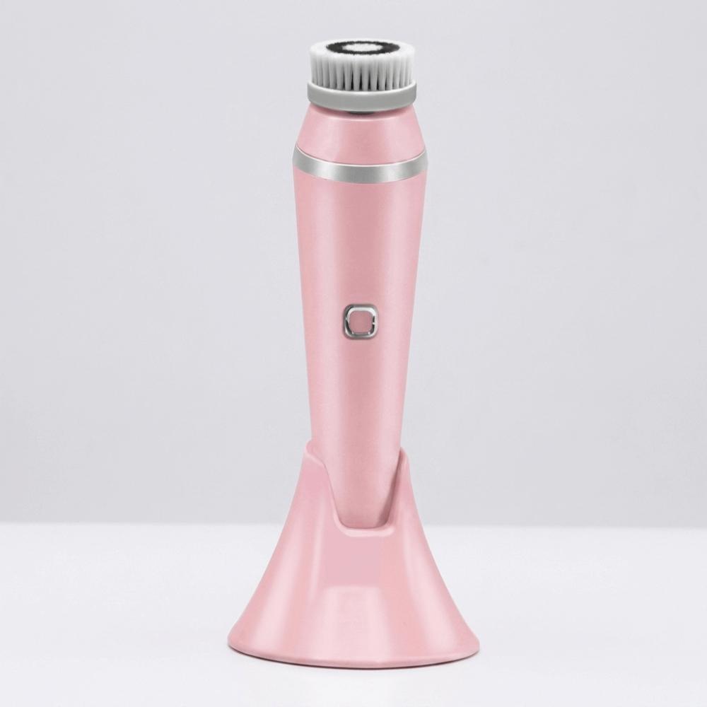 4 Replaceable Brush Heads Electric Facial Cleansing Brush USB Recharge Face Scrubber Oil Control