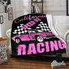 1pc California Speed 98 Racing Soft Flannel All Season Throw for Home, Office, Outdoor UseDurable Comfort Soft Warm Throw for Home