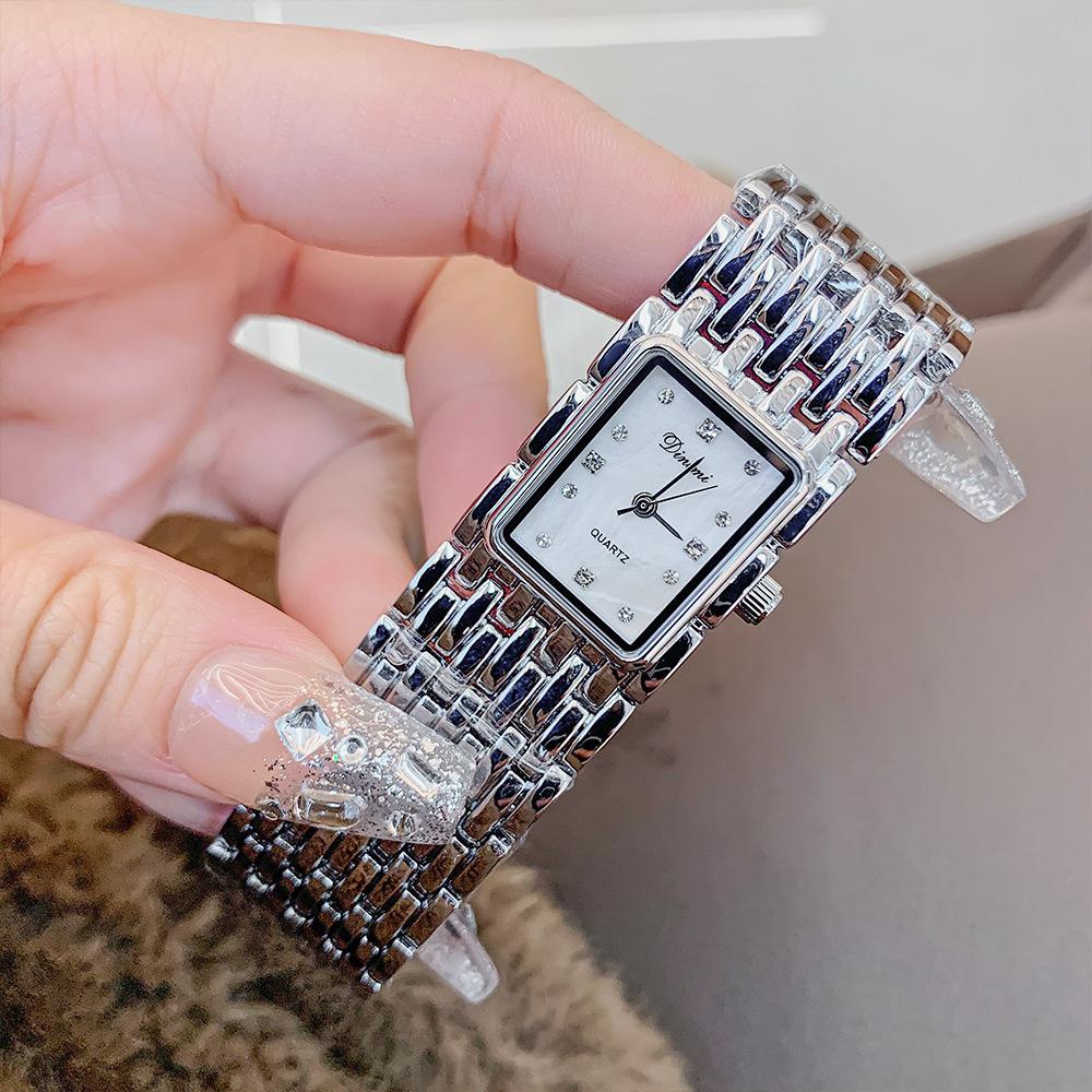 Bracelet Type Square Dial Watch Women'S High Sense Medium And Ancient Style Light Luxury Niche Temperament