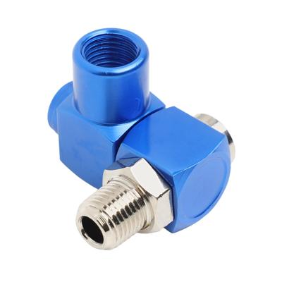 360° Schwenkverbinder Pneumatikadapter 360 Grad Drehung Einfach zu bedienen Flexible Schlauchverbindung für den industriellen Einsatz