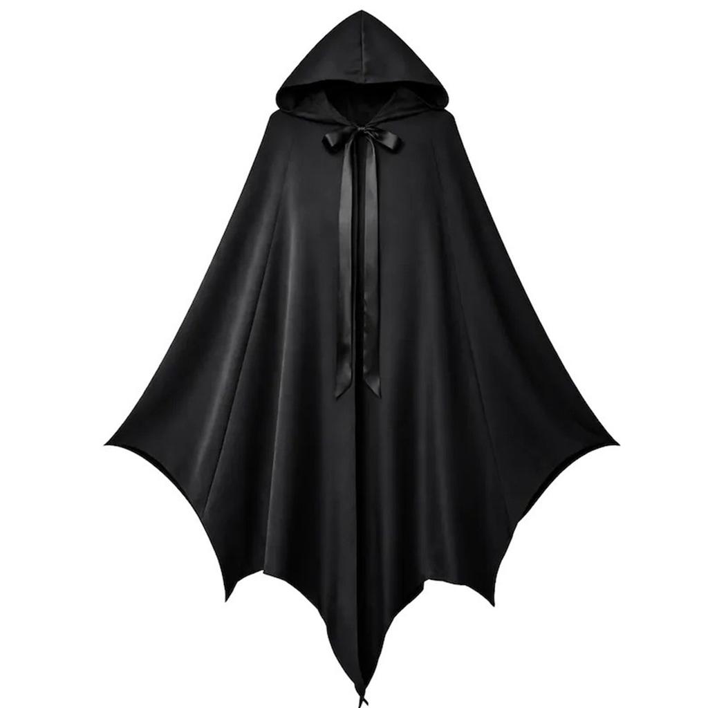 Men's Devil Halloween Costume Long Cape with for Party Cosplay House