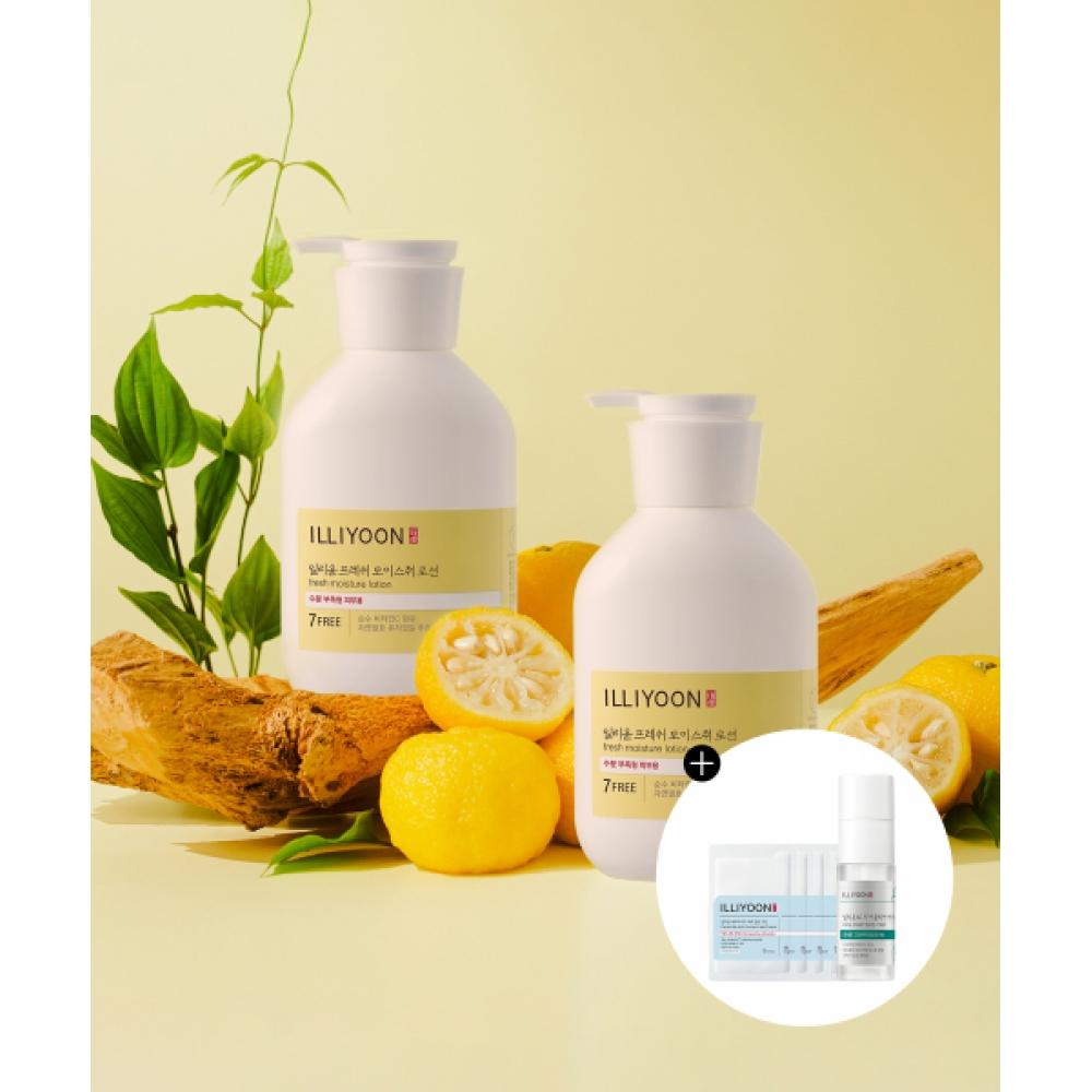Illiyoon Fresh Moisture Body Lotion 350ml 2 Pack NONE