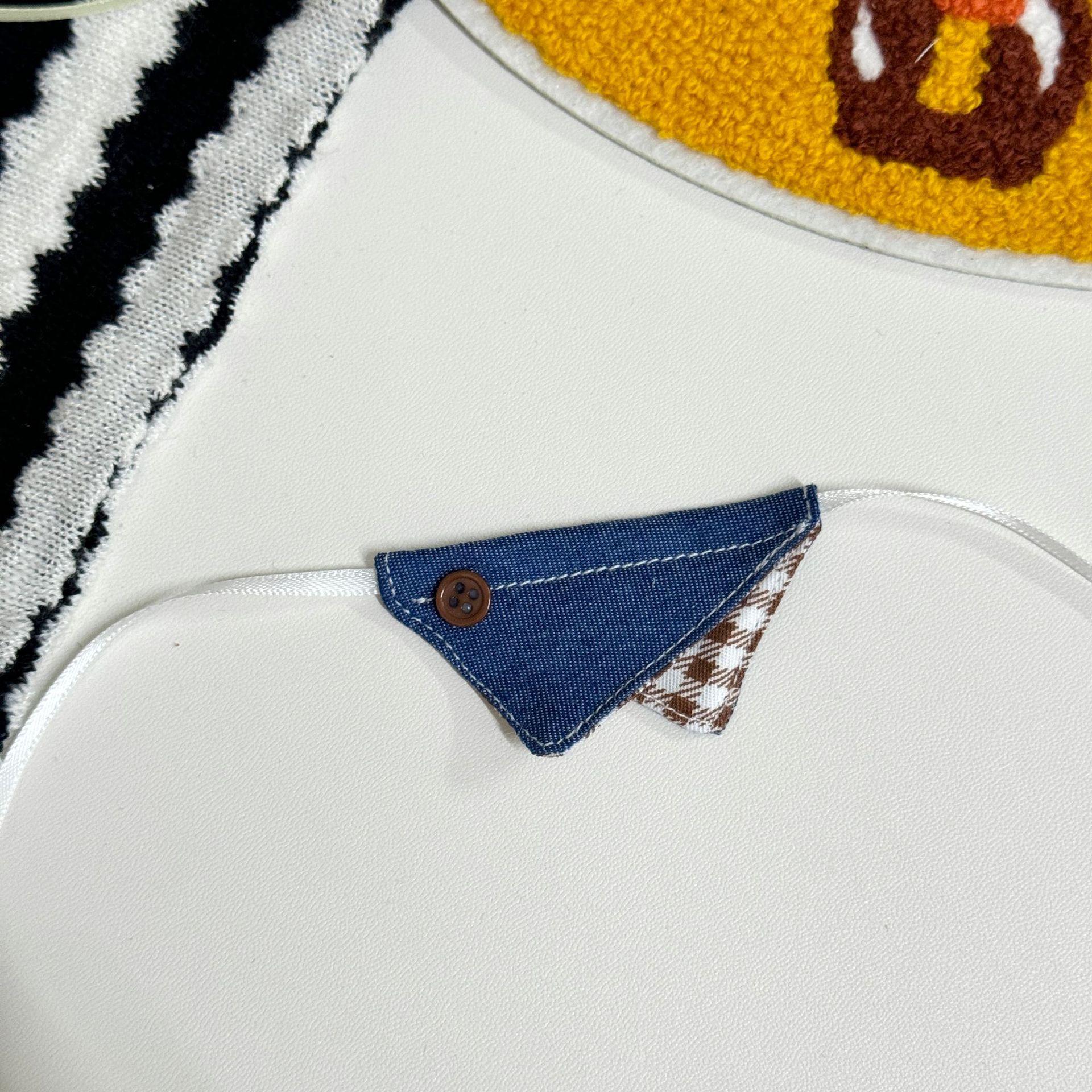

Doll Clothes Accessories Cowboy Cap featuring Bib Glasses Designed For 10.5cm Labubu 4.0 The Monsters Pin designed for Love Series Labubu v4 Clothes No doll