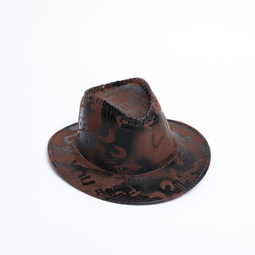 British Jazz Hat Season New Men And Women Couples Woolen Hat Trendy Simple Felt Big Eaves Hat