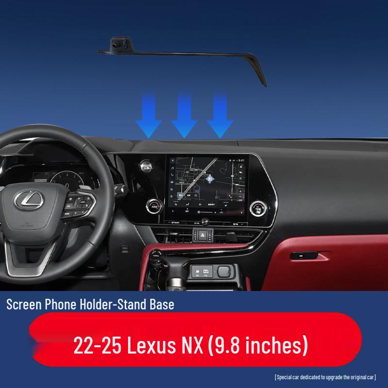 Lexus Navigation Screen Phone Holder for Interior Modification