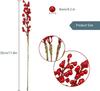 Artificial Red Berry Stems 8 Pack, Christmas Tree Picks for Holiday Decor