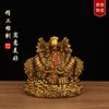 Brass Golden Ornament Lucky Cicada Shop Opening Gift Living Room Office Decoration Auspicious Toad Craft