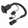 Trailer Wiring Harness 7 Pin 4 Pin Multi Plug Trailer Towing Plug Cord 20135 Replacement for Dodge Ram 1500 2000‑2008