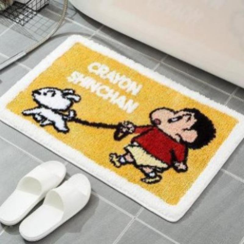 Imitation Cashmere Carpet Household Special Shaped Bedroom Decorative Floor Mat Bathroom Absorbent Foot Mat