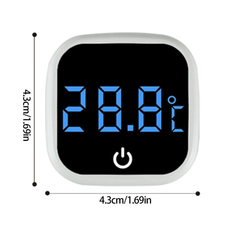 LED Digital Aquarium Thermometers Measure Temperature Meter Tool Stick On Fishtank Water Temperature Meter