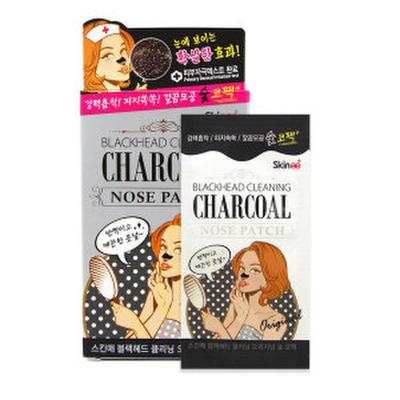 Skin Ae Blackhead Cleaning Charcoal Nose Pack 3 Nose Pack Charcoal
