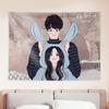 Couple Sweet Life Tapestry Office Living Room Tapestry Home Wall Decoration Tapestry