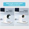 3 In 1 Wireless Charger Stand Pad For Samsung S22 S21 Galaxy Watch 5 4 Active Buds iPhone 15 14 13 12 11 Fast Charging Dock Station