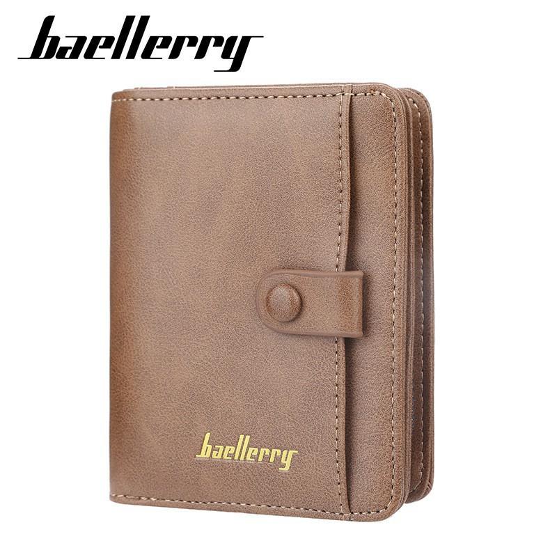 Wallet Men's Short European American Multi Card Zipper Coin Purse Youth Multifunctional Driver's License Bag