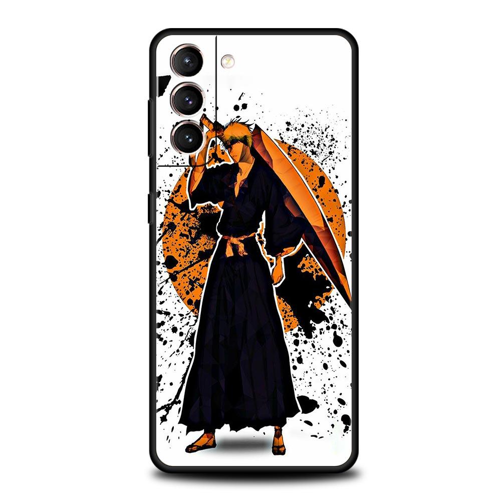 Bleach Kurosaki Ichigo For Samsung Galaxy S22 Ultra S20 S21 FE 5G S10 S9 Plus S10E S8 Phone Case Note 10 Lite 20 Silicone Cover