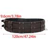 Middle Ages Waistband Perfect for Costume Parties Gatherings Cosplay Brown Belt Embossed Belt Brown Waistband