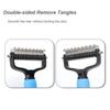Remove Tangles Hair Grooming Tool Double-sided Puppy Hair Shedding Comb Practical Pet Supplies  Cat