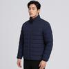 Solid Color Men's 90 Fleece Men's Clothing Stand-up Collar Seamless Fabric New Light and Thin Down Jacket Large Size Jacket