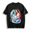 Mom And Sleeping Baby Print Casual Top Warm Parent-child Wear Pure Cotton T-shirt