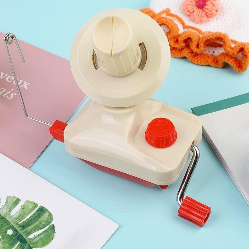 BUDDUR Hand Operated Yarn Winder Portable For Cotton Yarn Thread Balls Making Fiber Wool Manual Handheld Winding Machine