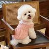 Comfortable Puppy Princess Dress Thin Breathable Pet Puff Skirt Fashion Pet Clothing  Daily Wear