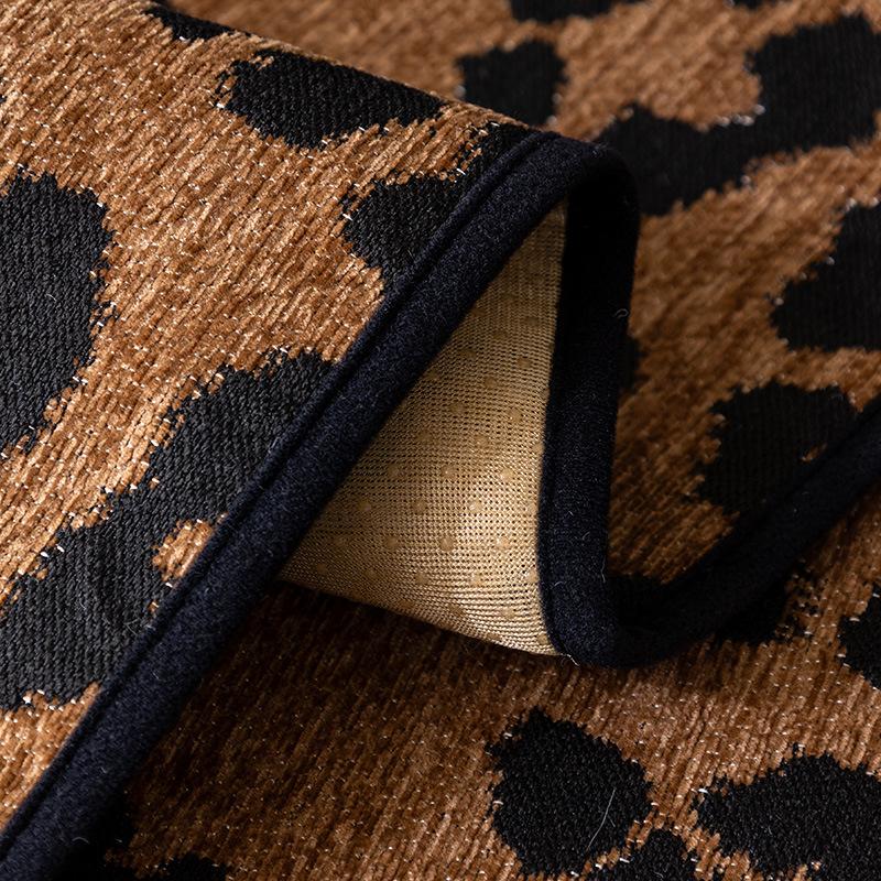 Light Luxury High-End Leopard Print Sofa Cushion, Universal Non-Slip Seat Cushion In All Seasons,  New Sofa Cover Cover Cloth Towel