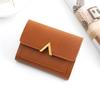 Korean Style Women's Tri-fold Wallet: Short, Multi-Card Slot Mini Card Holder