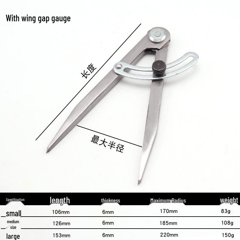 Carbon Steel Woodworking Scribing Tool and Edge Finder