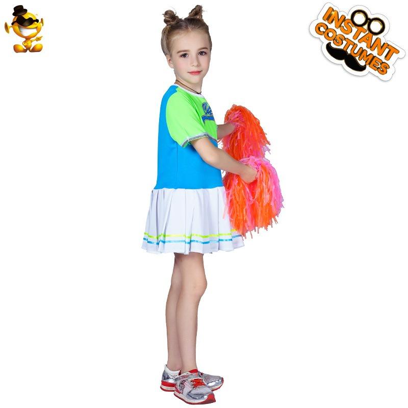 Halloween Stage Dress Up Masquerade Party Dress Up Little Girl's June 1st Cheerleading Costume