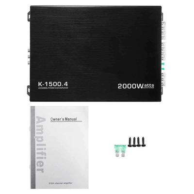4 Channel Car Audio Amplifier 2000W High Power Amp. 12 V Four Way Stereo Power Amplifier Class A B