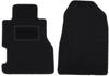 Black Front Floor Mats For: Honda Civic VII 3-door Hatchback, Coupe (2001-2005)