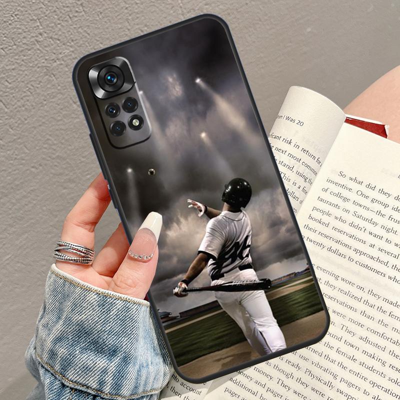 Love Baseball Sport Case For Xiaomi Redmi Note 10 Pro 8 9 10 11 12 Turbo 9S 10S 11S 12S Redmi 10C 9C 12C Funda
