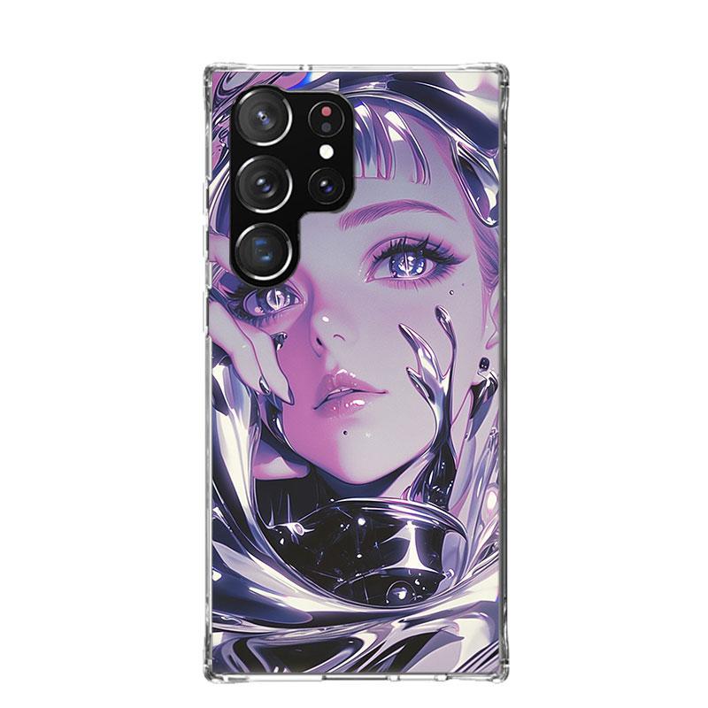 Girl Art Punk Phone Case For Samsung Galaxy S26 S25 Edge S24 S23 FE S22 Ultra S21 Plus S20 + Fundas Cover Coque Galaxy S25 S24 S