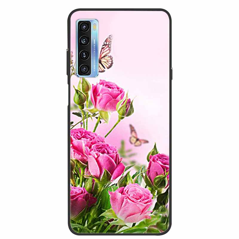 For TCL 20L Case Cute Painted Soft Silicone Back Cover for TCL 20L+ Plus T775H Phone Cases TPU Bumper For TCL 20S 20 L T774H