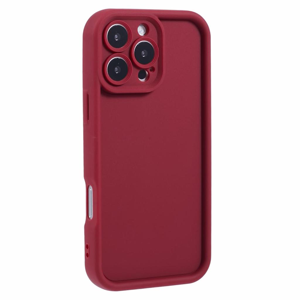 For iPhone 16 Pro Case Grooved Design TPU Anti-Slip Phone Cover