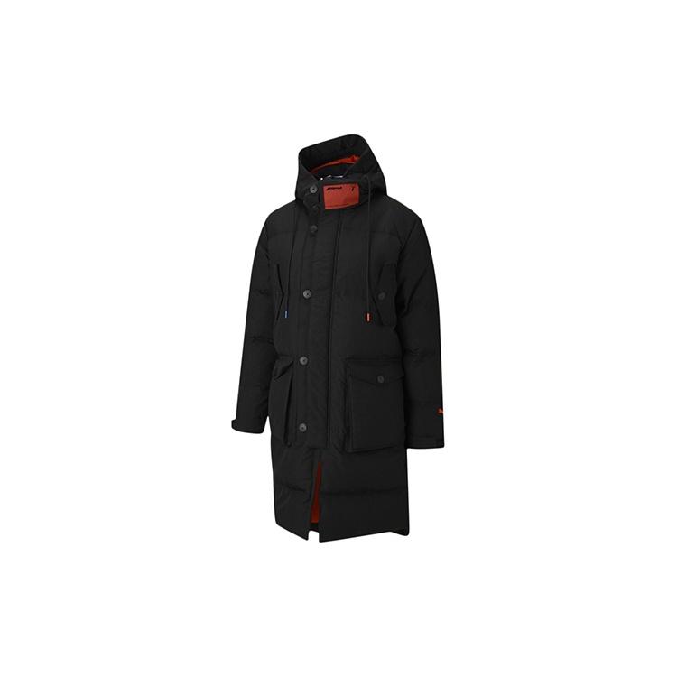 PUMA x Attempt Padded Down Jacket Black Red Men s 598253-01 XXS