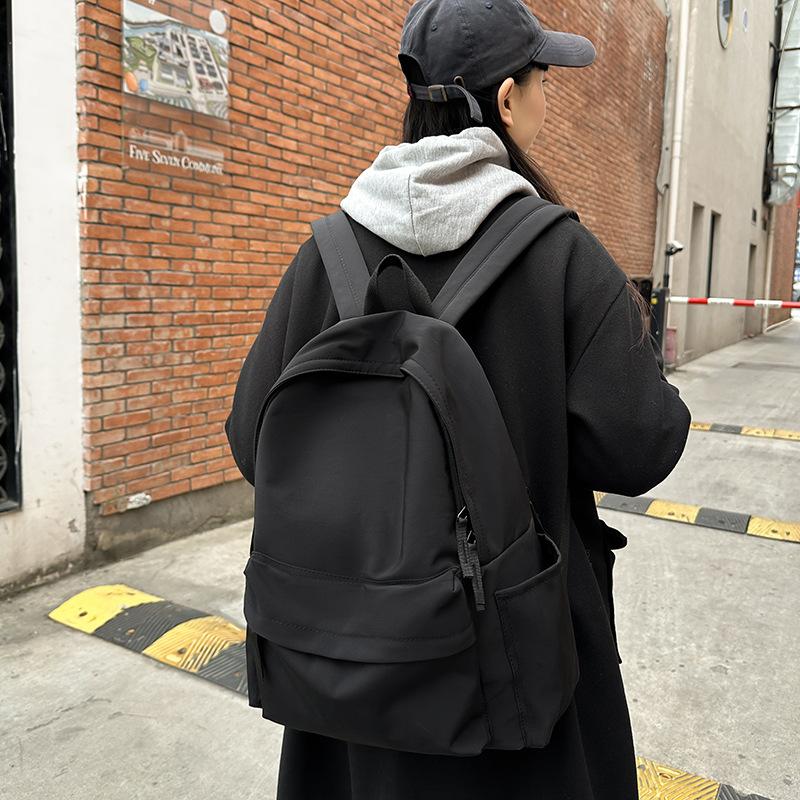 Schoolbag Simple Backpack Women's Backpack School Bag Girls College Students Short Trip Computer Bag 1011 New Lightweight Versatile