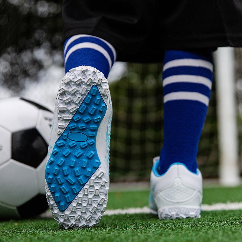 Buy 2937 Black Children Soccer Boots Velcro Indoor Training Kids Shoes Football at affordable