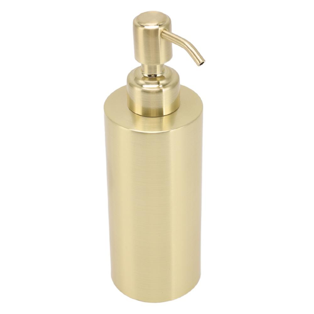 Dispensador de jabón de acero inoxidable Dispensador de jabón líquido dorado Dispensador de champú Baño Cocina Hotel