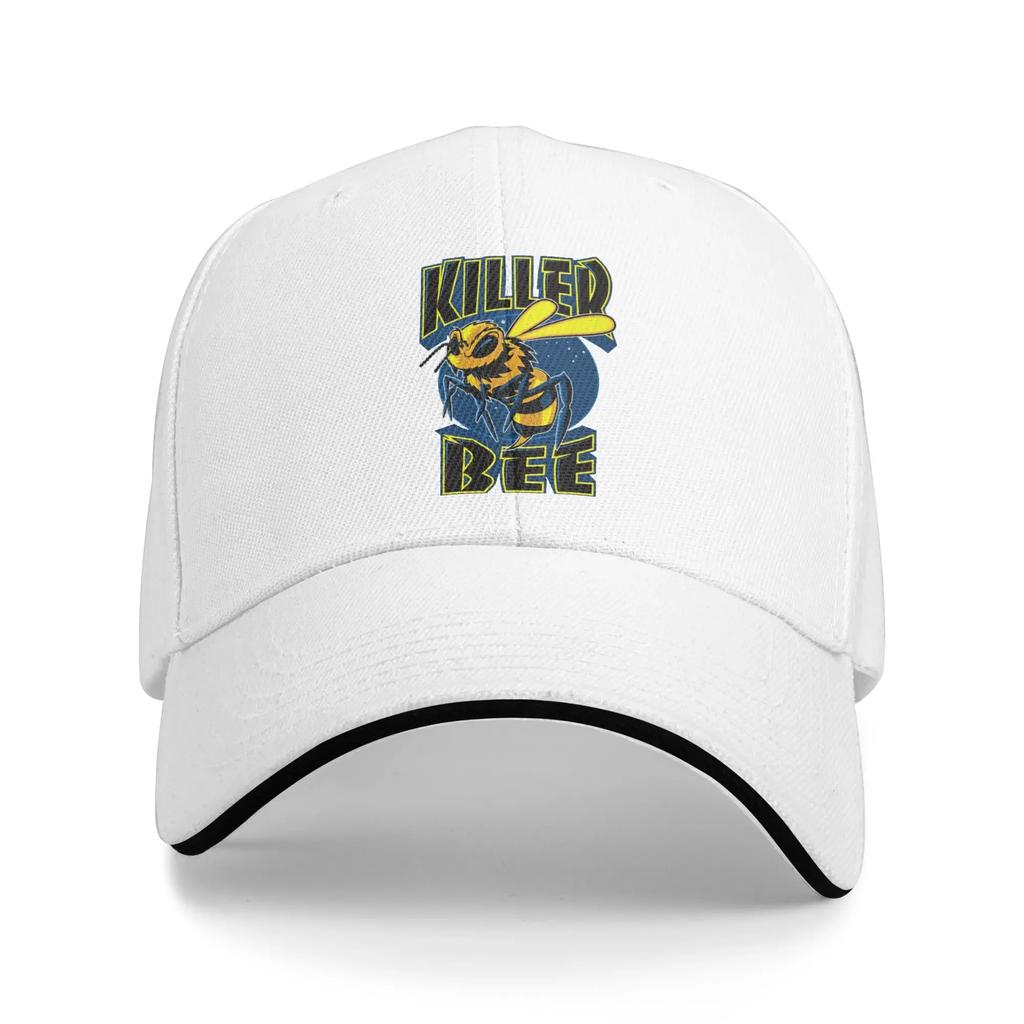 Killer Bee Sun Baseball Cap Cartoon Pattern Summer Trendy Trucker Hat For Couple Women Outdoor Gym Baseball Caps