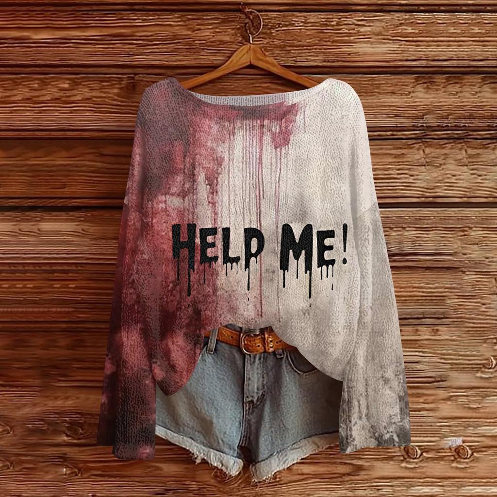 Halloween Gensere For Barn Gutter Og Jenter Strikket Genser Søt Skjorte Høst Rundhals Genser Topper