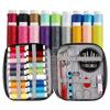 Sewing Kit Complete Set with Threads Needles Scissors Tape Measure Buttons and More for DIY Handcraft Projects Home and Travel