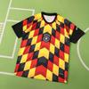 2026 Black Plaid Jersey Football Summer Round Neck Comfortable Breathable Short Sleeve Unisex High Street Fashion Sportswear