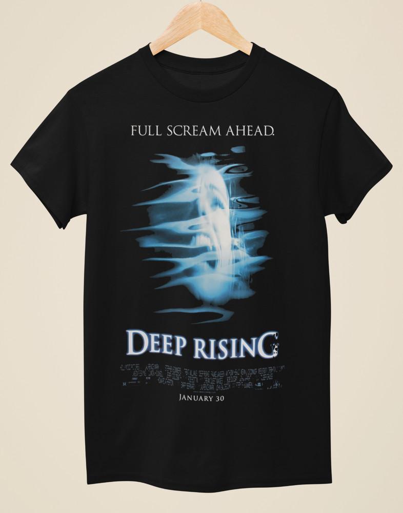 Deep Rising - Movie Poster inspired Unisex Black T-Shirt Unisex T-Shirt S
