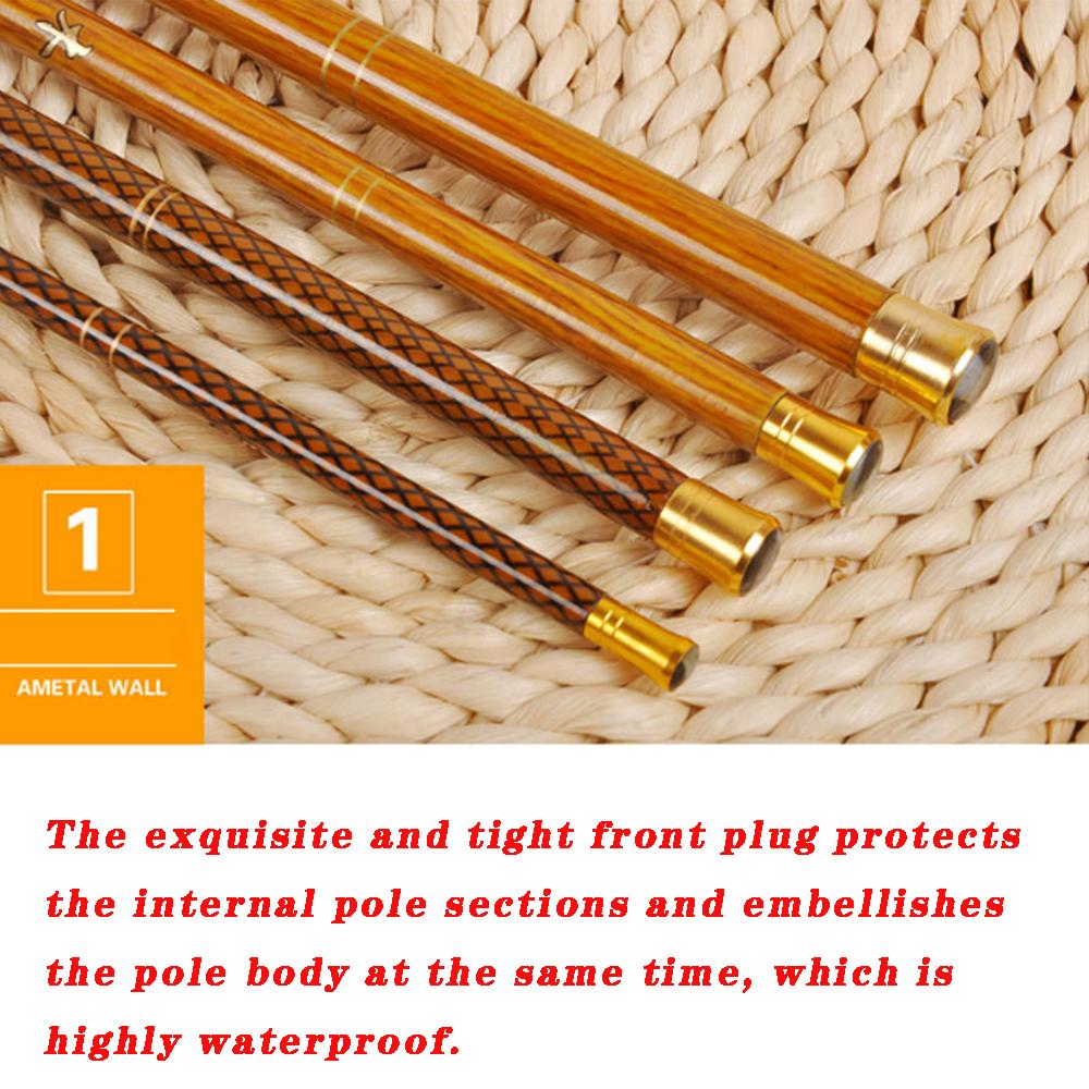 Pocket Super Short Section fishing Rod Carbon Super Light Super Short Section Hand Pole Stream Rod 46 Cm 1.8 Meters-6.3 Meters