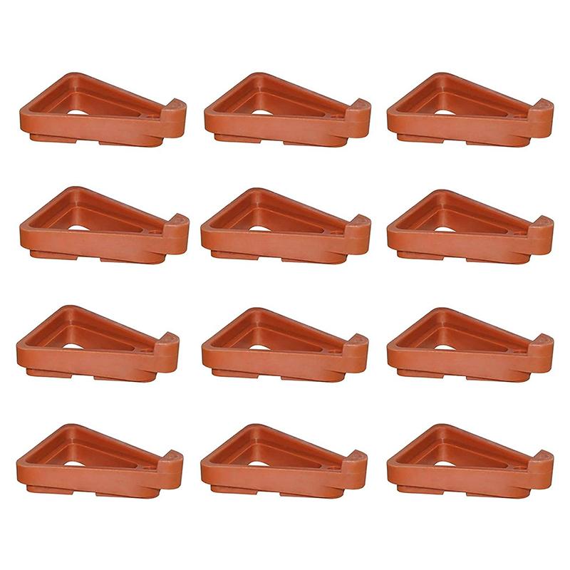 12Pcs Gardening Flower Pot Foot Pad PP Ventilation Plant Pot Heighten Base
