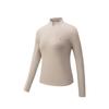 Travel Comprehensive Training Series Long T-Shirt Slim Fit Training Shell Shield Antibacterial 2026 Spring Women Tops Light-Khaki 962617401-3